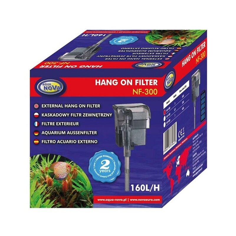 Aqua Nova Hang on Filter 160 l/h Aqua Nova Hang on Filter 160 l/h