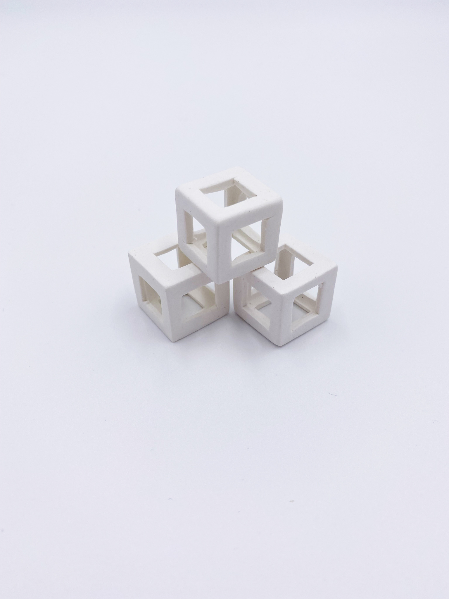 Garnelenwürfel weiß