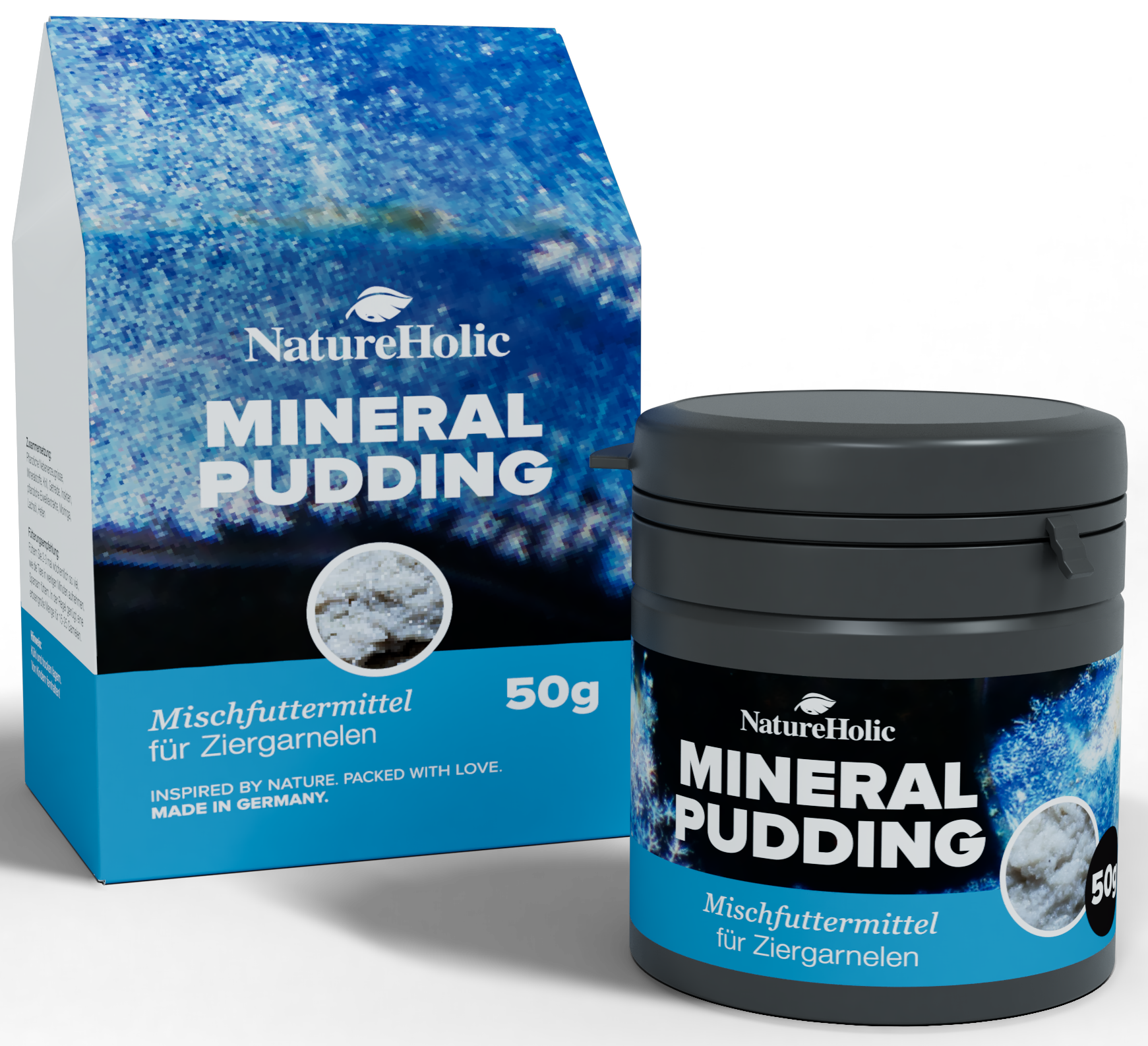 NatureHolic - MineralPudding Garnelenfutter - 50ml NatureHolic - MineralPudding Garnelenfutter - 50ml