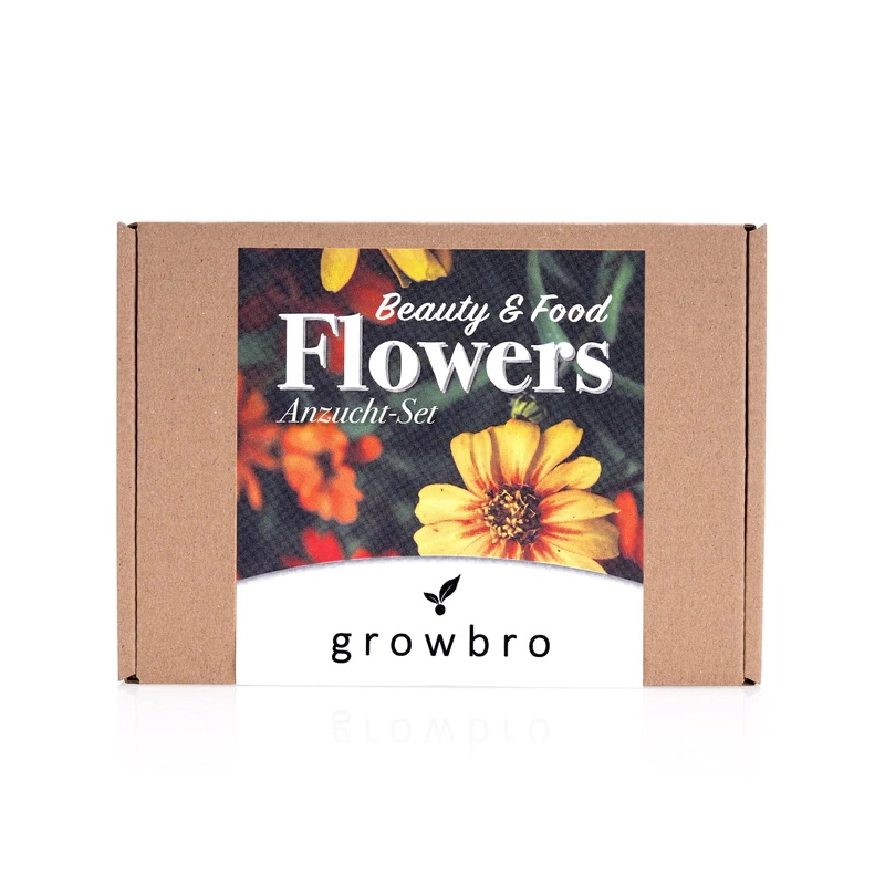 growbro Flower Power - Essbare Blüten Anzucht Set growbro Flower Power - Essbare Blüten Anzucht Set
