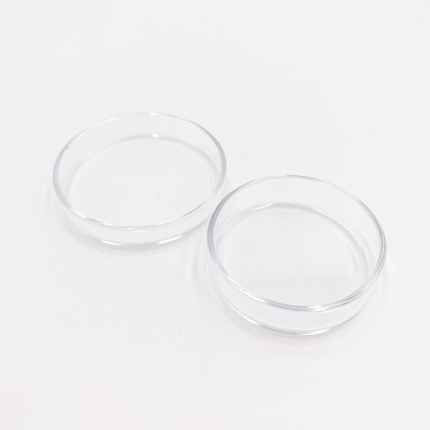 Futterschalen aus Glas 2er Set klein