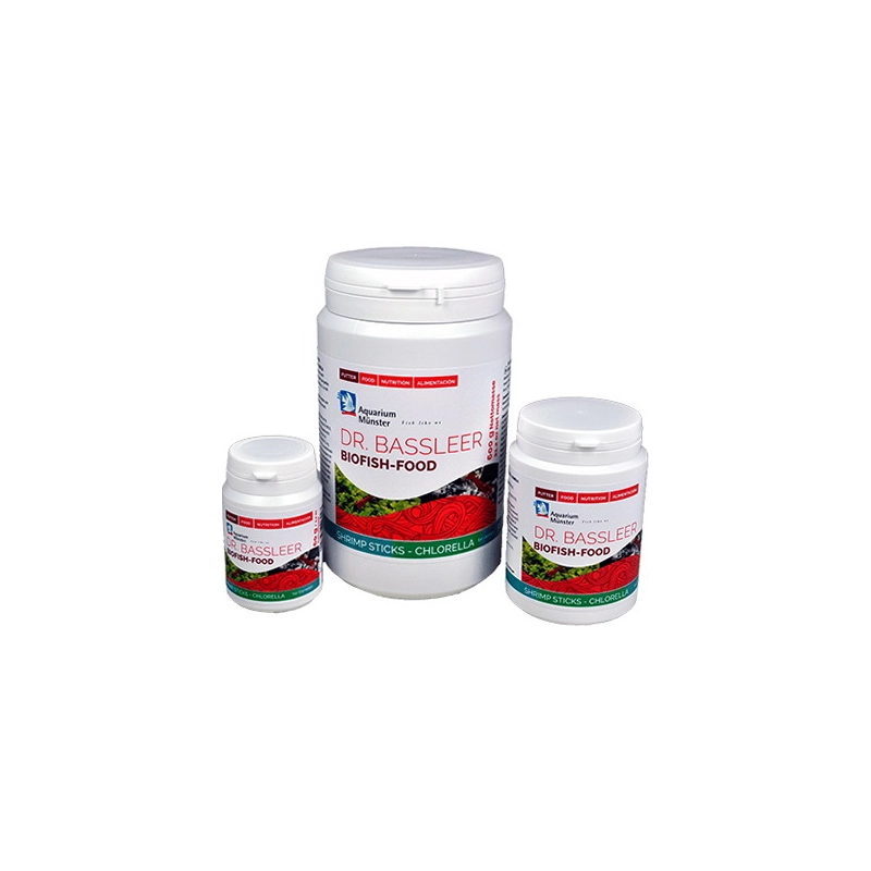 Dr. Bassleer Biofish Food Shrimp Sticks Chlorella 60 g