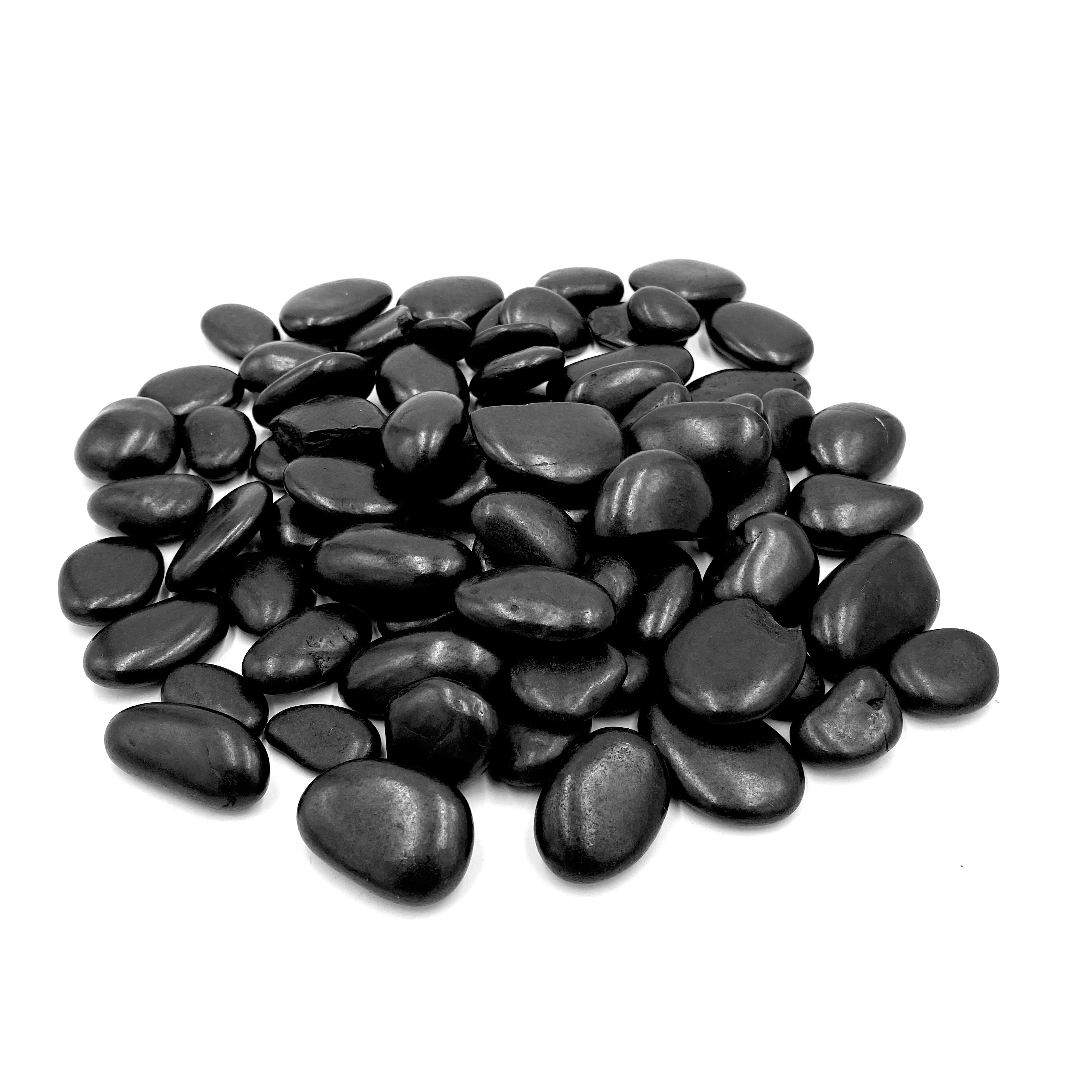 Flat Pebbles schwarz Kieselsteine Kiloware Flat Pebbles schwarz Kieselsteine Kiloware