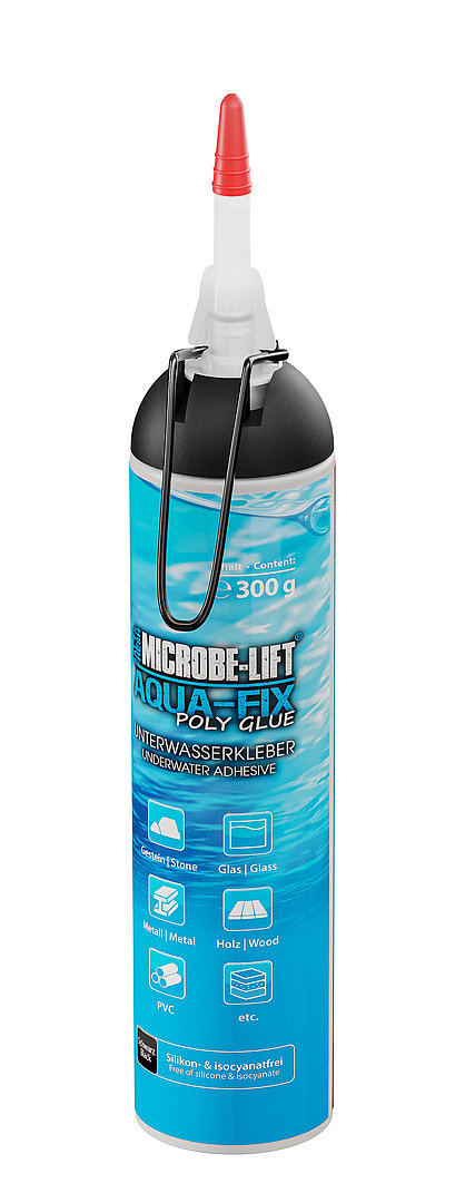 Microbe-Lift Aqua Aqua-Fix Poly Glue Unterwasser Kleber 300g Kartusche Microbe-Lift Aqua Aqua-Fix Poly Glue Unterwasser Kleber 300g Kartusche