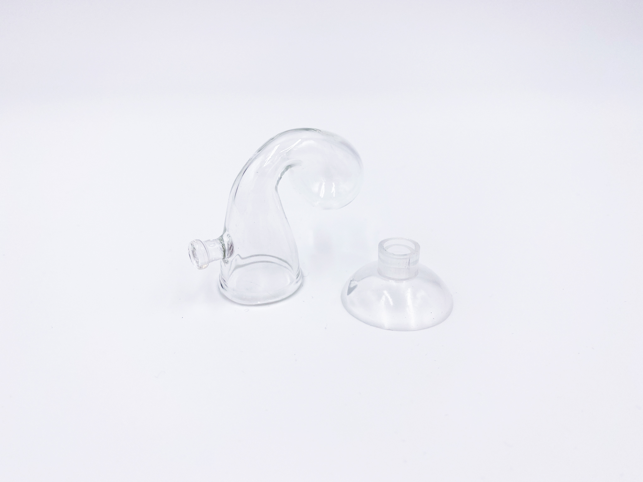 CO2 Dropchecker Dauertest aus Glas mit Saugnapf