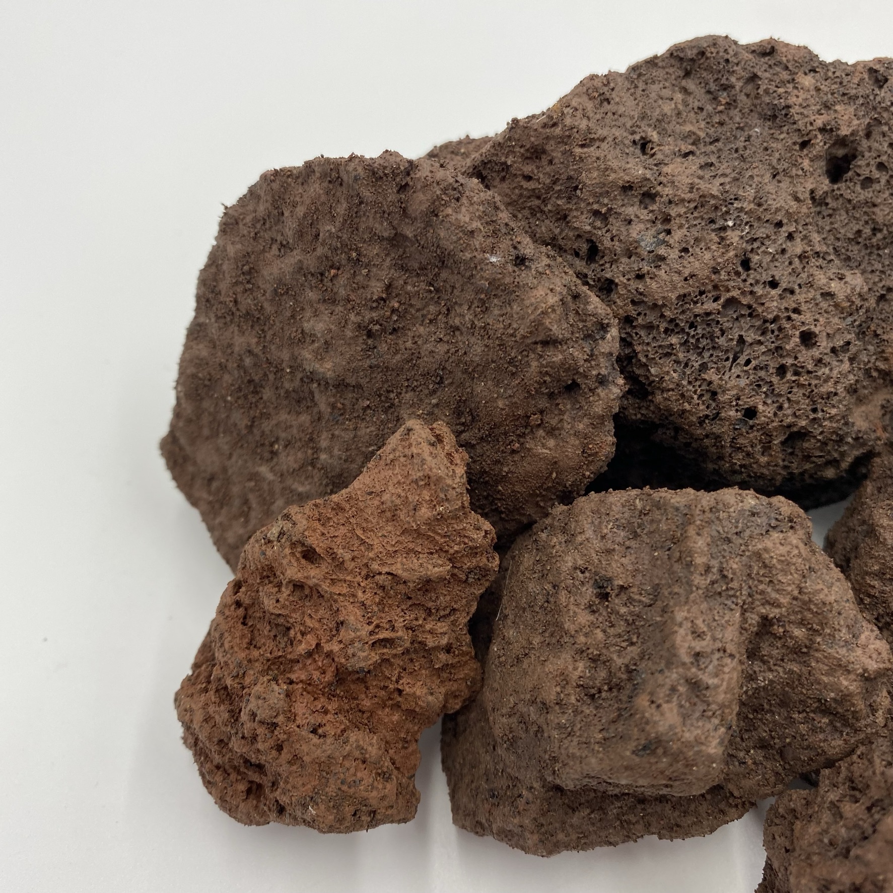 Lavastein rot/braun 32-56 mm - Kiloware