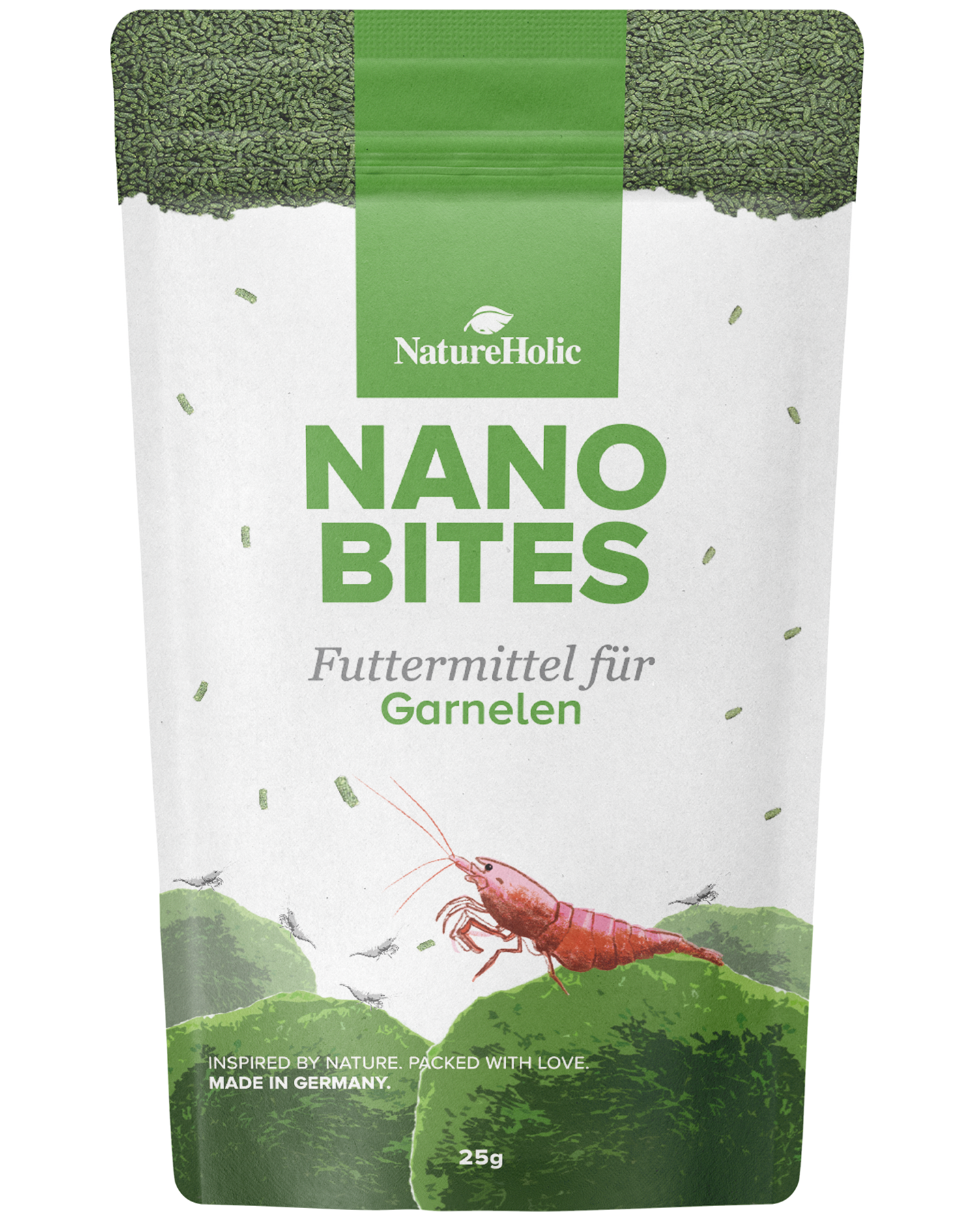 NatureHolic Nano Bites - Garnelenfutter - 25g NatureHolic Nano Bites - Garnelenfutter - 25g