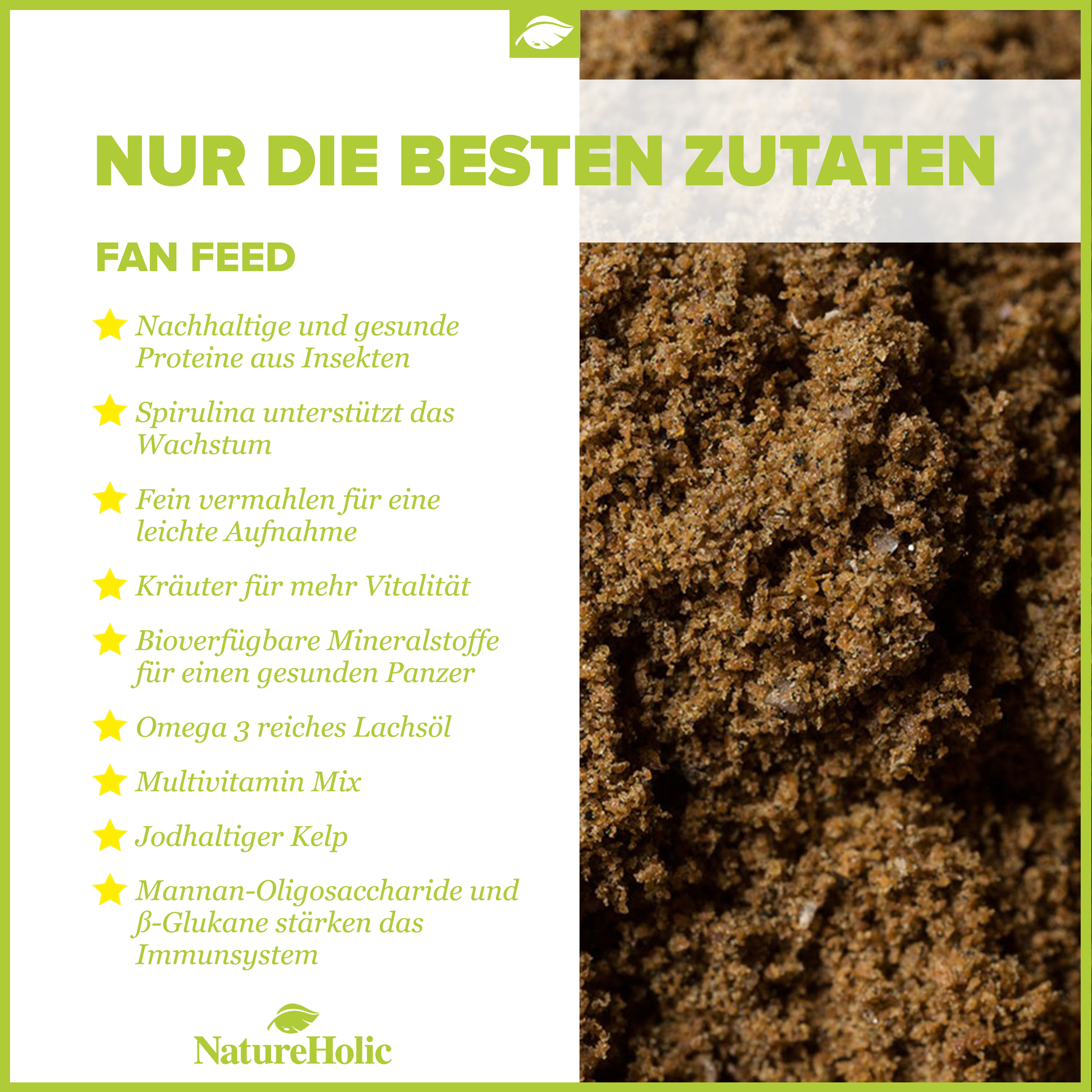NatureHolic - Fächerfeed Fächergarnelenfutter - 30g NatureHolic - Fächerfeed Fächergarnelenfutter - 30g
