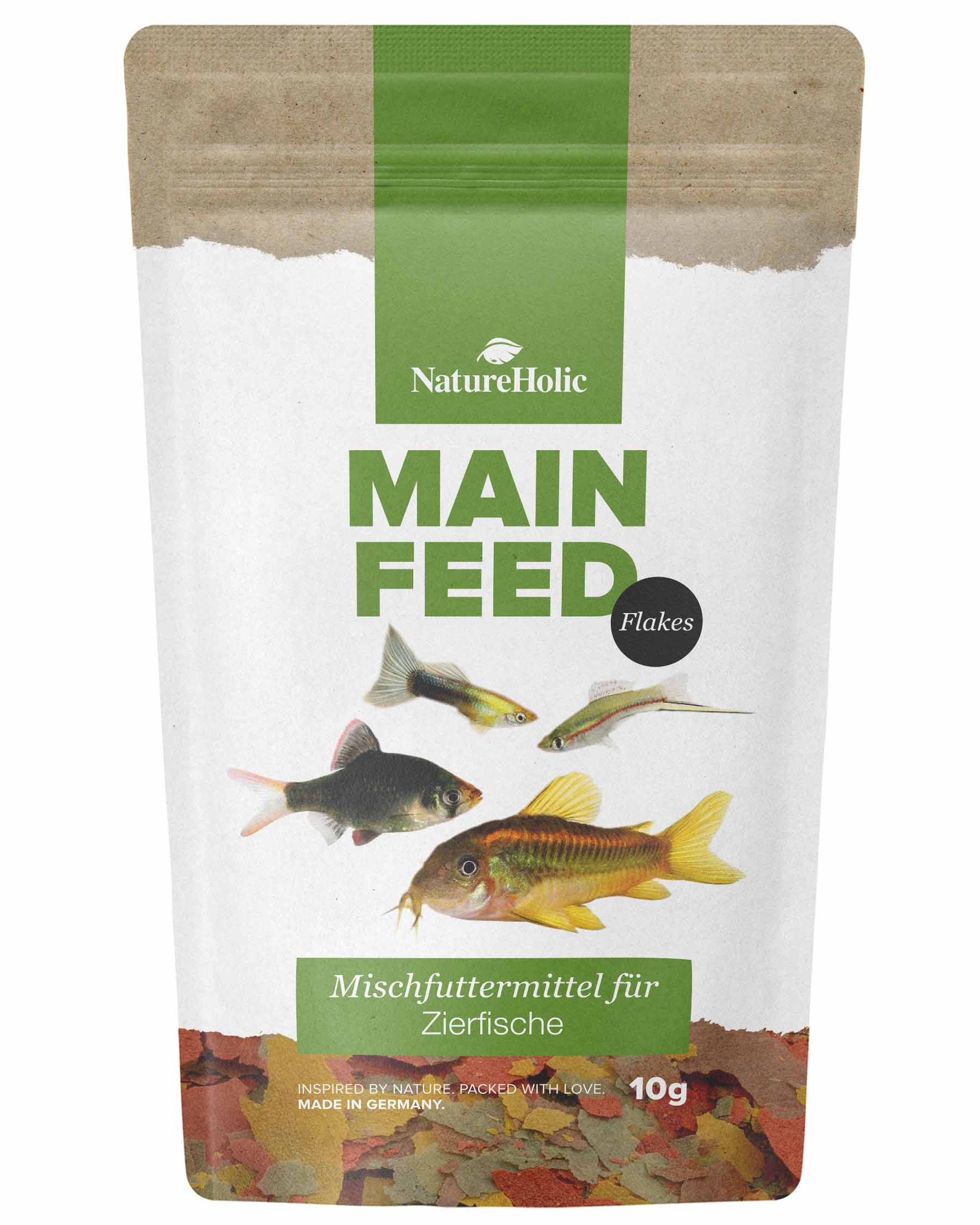 NatureHolic Hauptfeed "Flocke" - Zierfischhauptfutter - 50ml NatureHolic Hauptfeed "Flocke" - Zierfischhauptfutter - 50ml