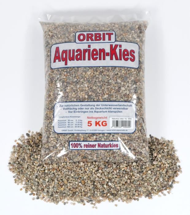 Naturkies mittel 3-5 mm (5 kg) Naturkies mittel 3-5 mm (5 kg)