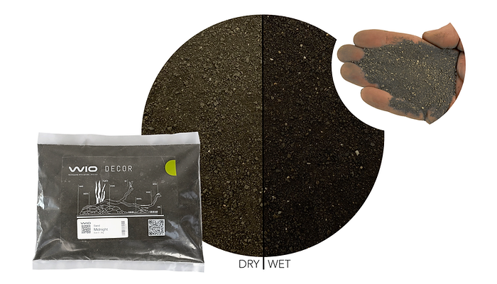 WIOdecor-Sands - MIDNIGHT RIVER SAND 2kg 0.1 - 2mm WIOdecor-Sands - MIDNIGHT RIVER SAND 2kg 0.1 - 2mm