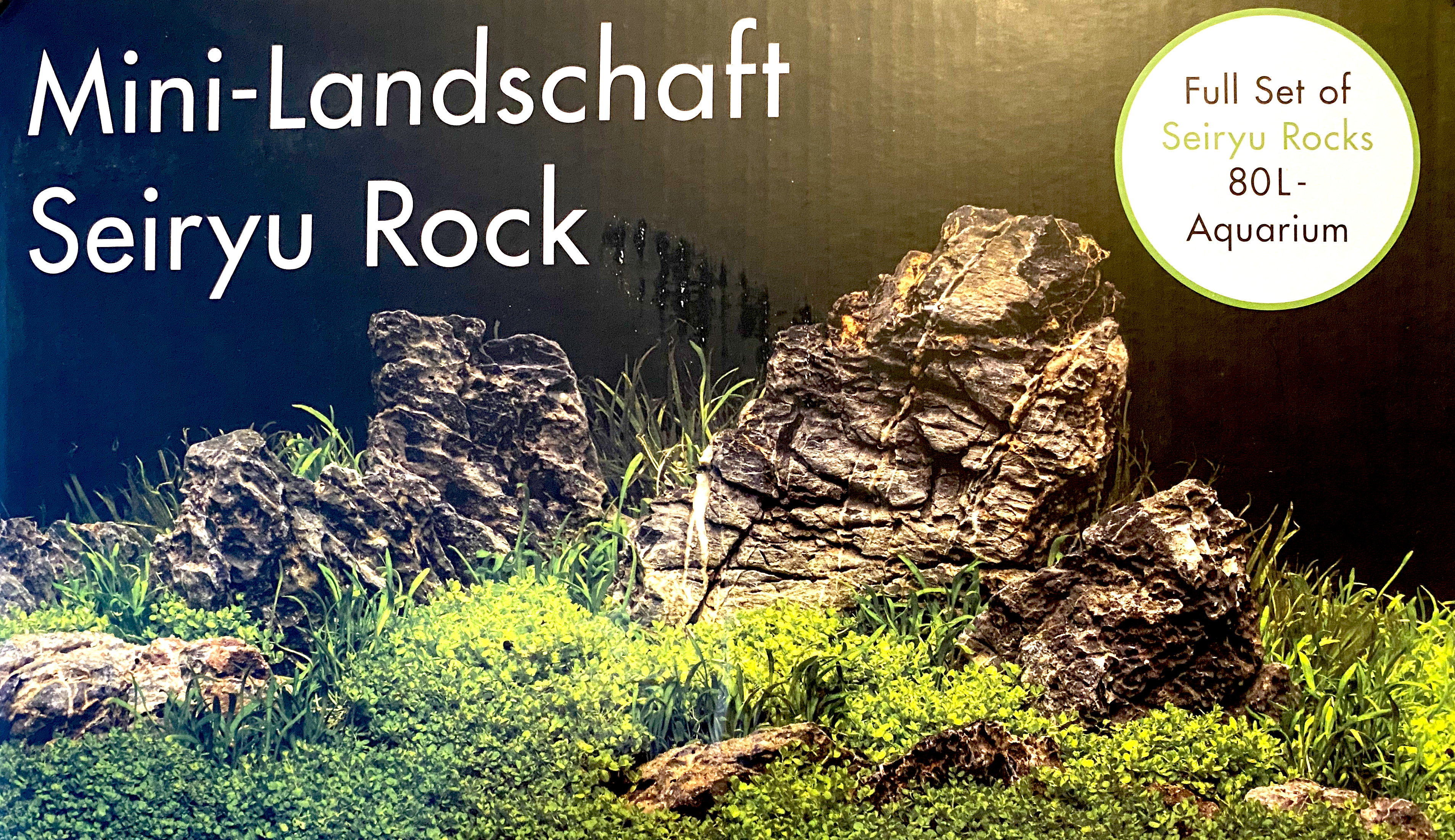 AQUADECOR Deko-Set Mini-Landschaft Seiryu Rock Steine für 80 Liter