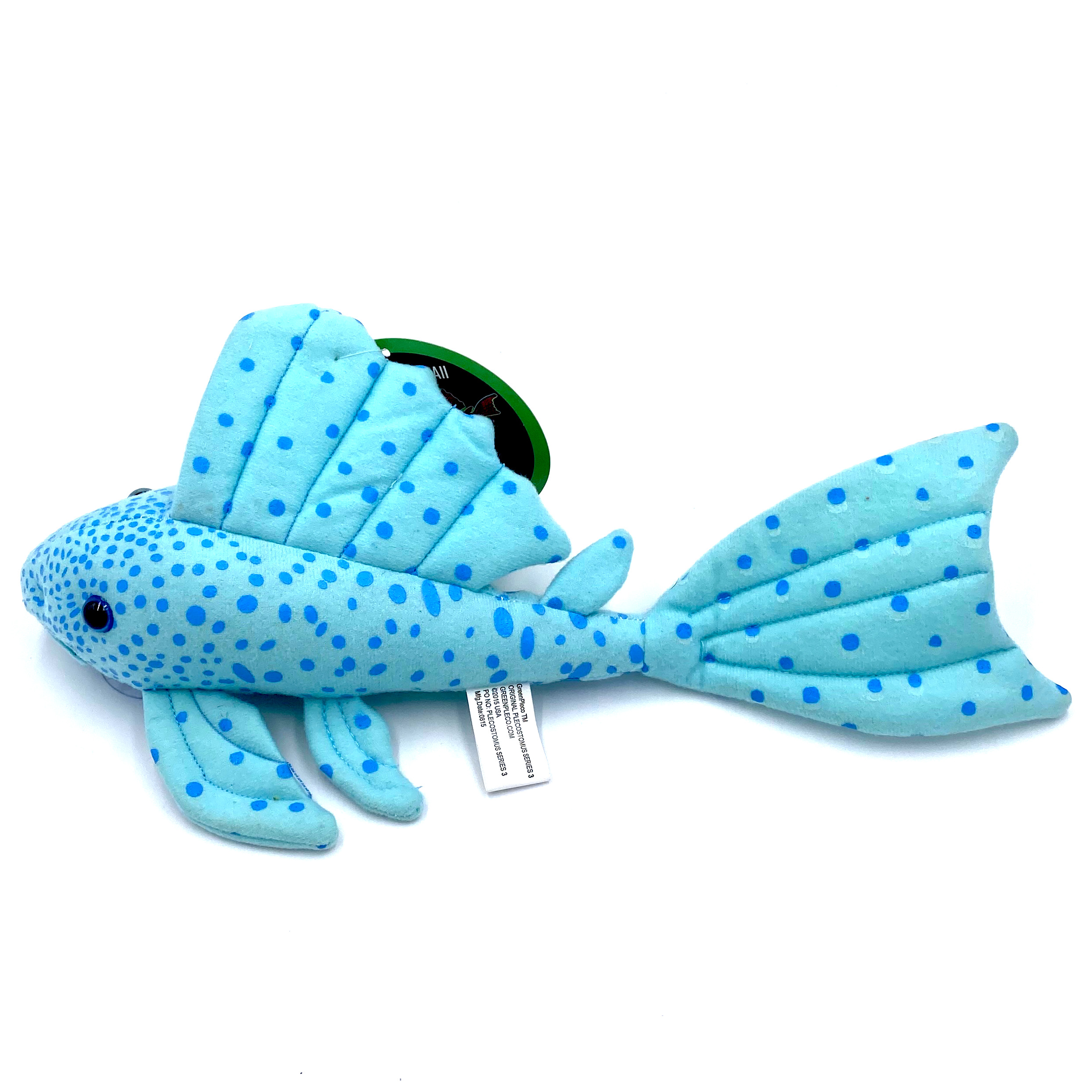 GreenPleco - Blue Phantom Plushie Plüschtier - Leuchtet im Dunkeln GreenPleco - Blue Phantom Plushie Plüschtier - Leuchtet im Dunkeln