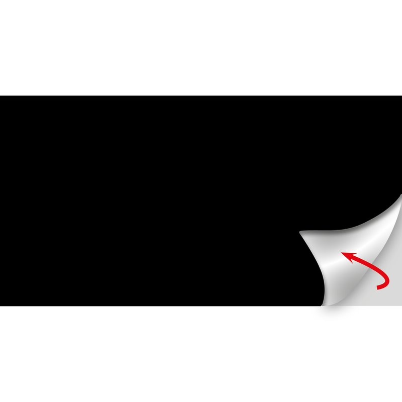 Hobby Aquarium Hintergrund Folie "Black" selbstklebend 100x50 cm