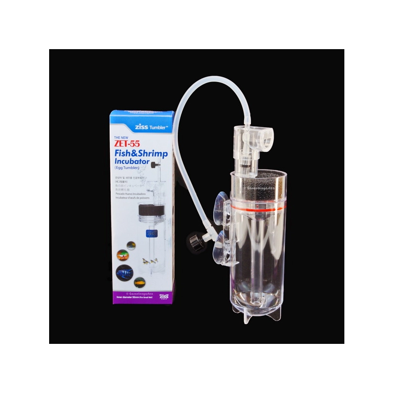 Ziss Fish & Shrimp Egg Tumbler ZET-55 Incubator - Aufzucht von Garneleneiern Ziss Fish & Shrimp Egg Tumbler ZET-55 Incubator - Aufzucht von Garneleneiern