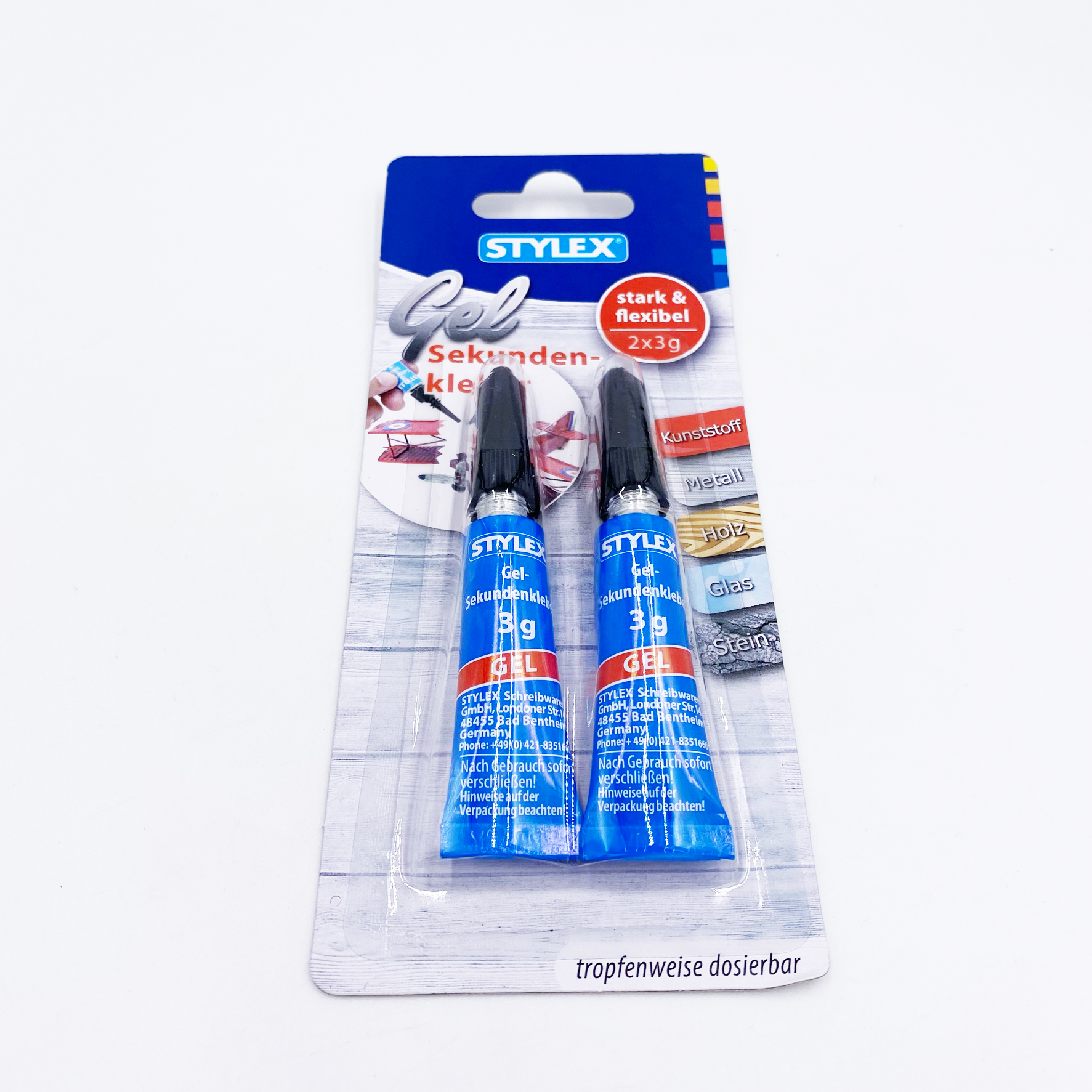 Sekundenkleber Gel 2 x 3g