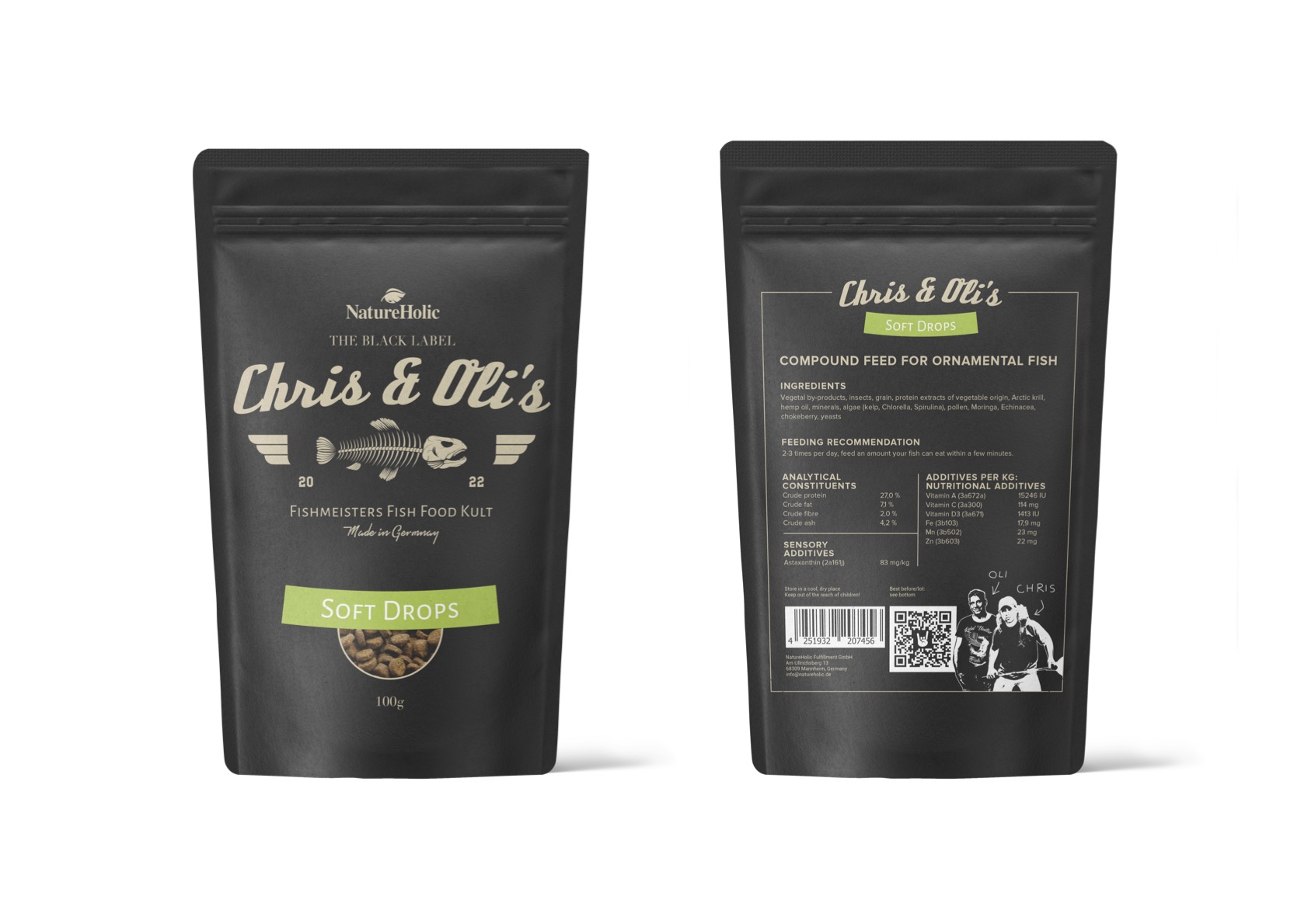 Chris und Olis - Softdrops - 100g Chris und Olis - Softdrops - 100g