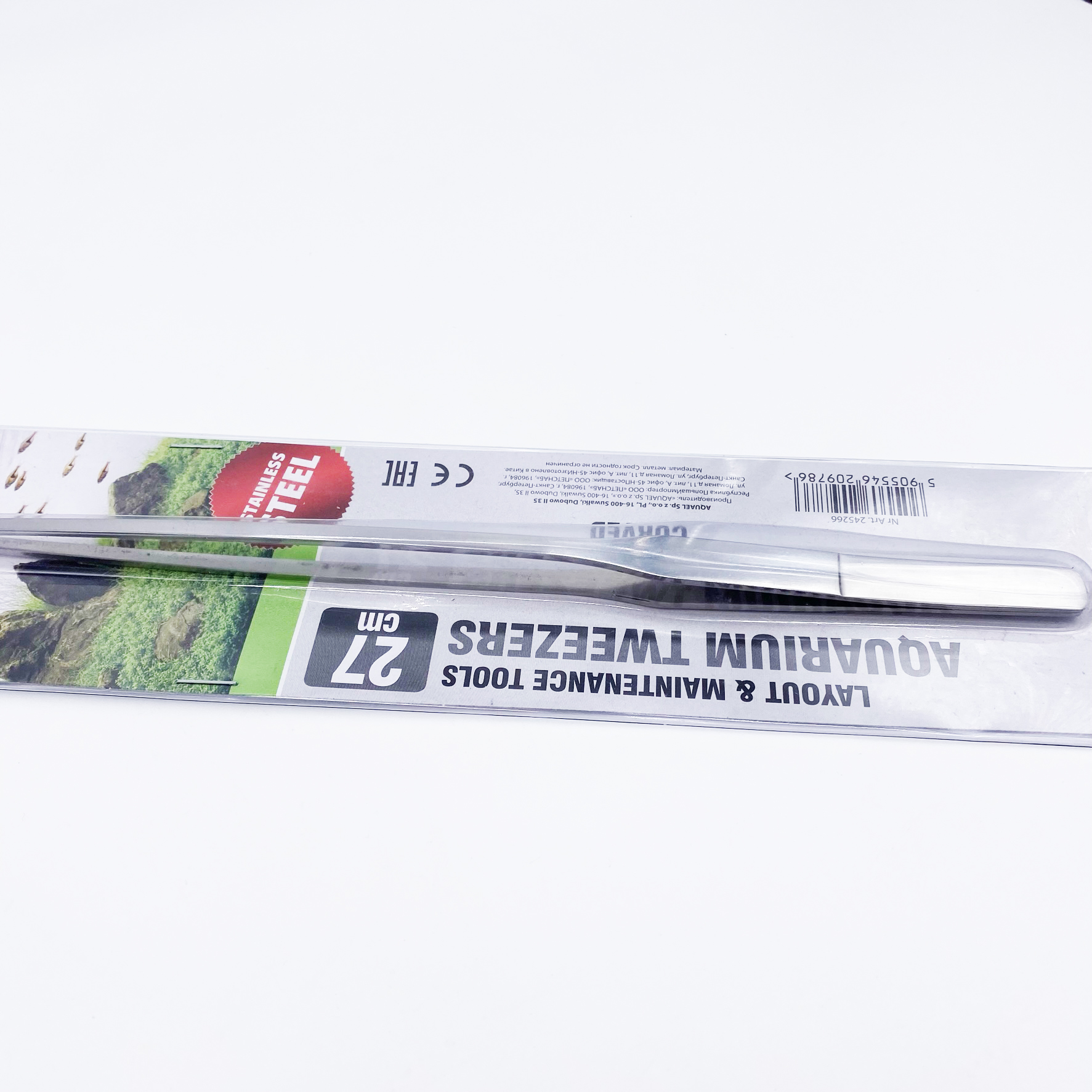 Aquael Pflanz Pinzette gebogen 27cm