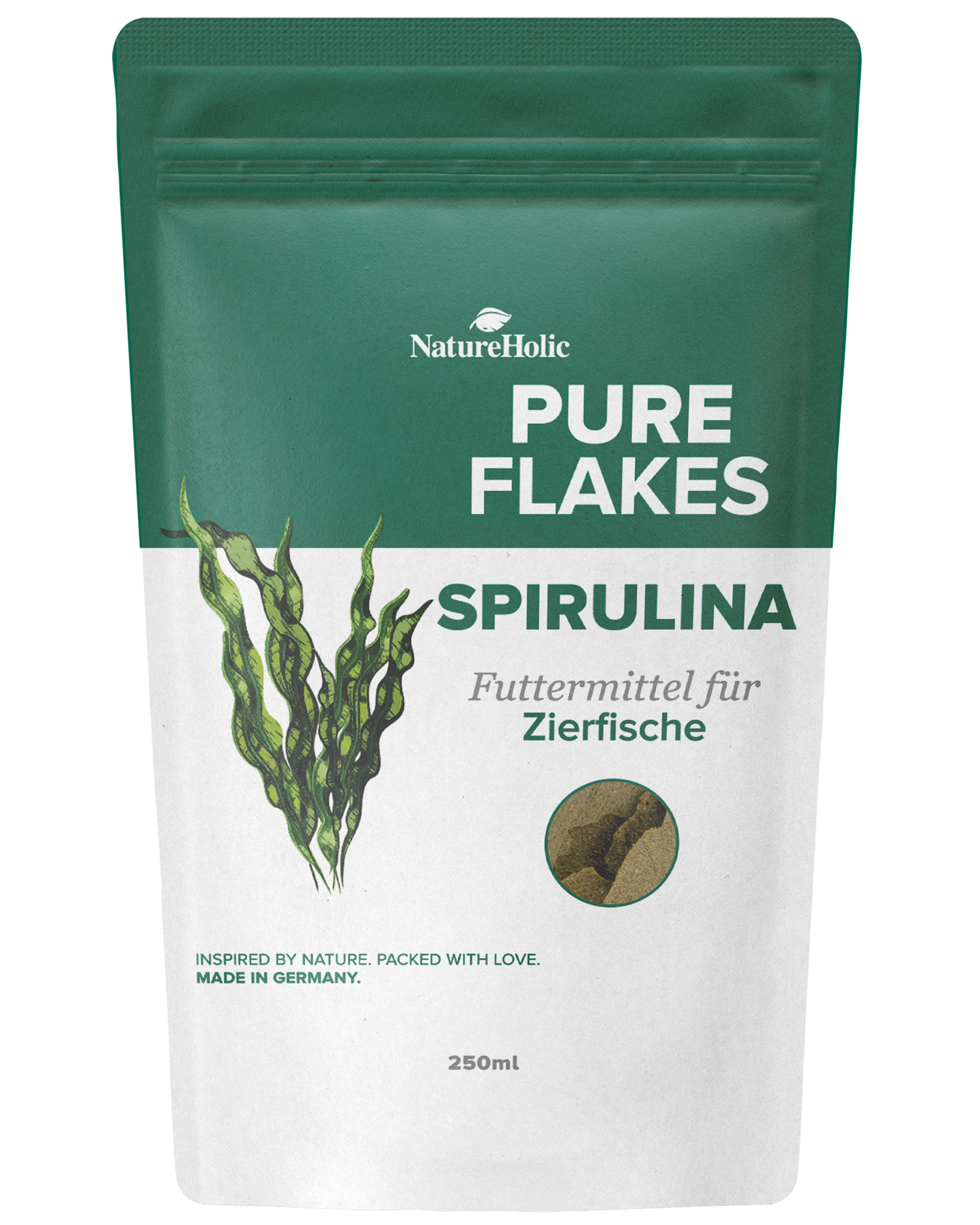 NatureHolic Pure Flakes - Spirulina - 250 ml NatureHolic Pure Flakes - Spirulina - 250 ml