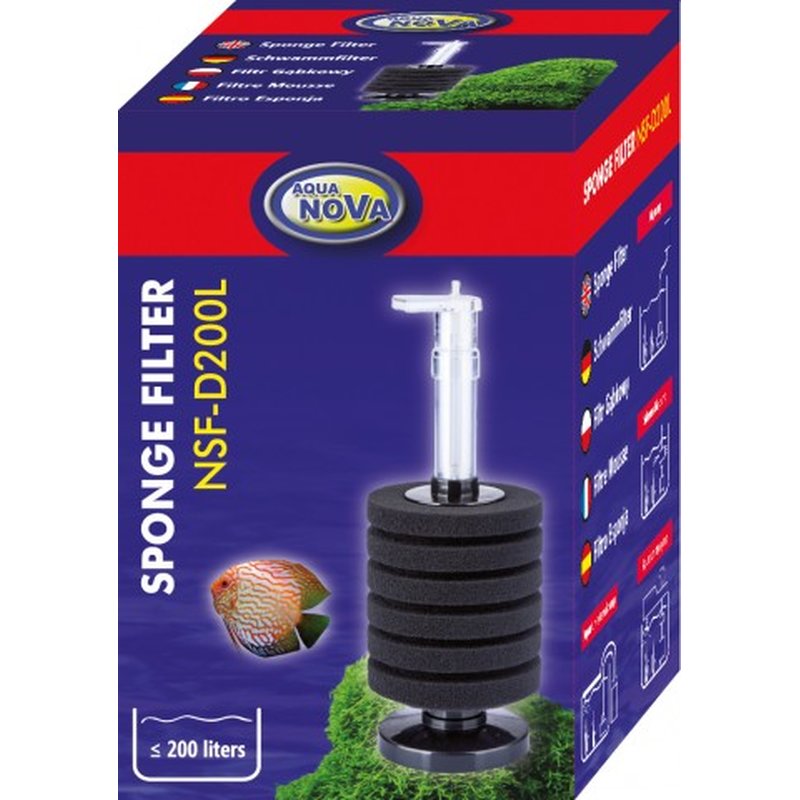 Aqua Nova Stand Bio-Schwammfilter NSF-D200L bis 200 Liter Aqua Nova Stand Bio-Schwammfilter NSF-D200L bis 200 Liter