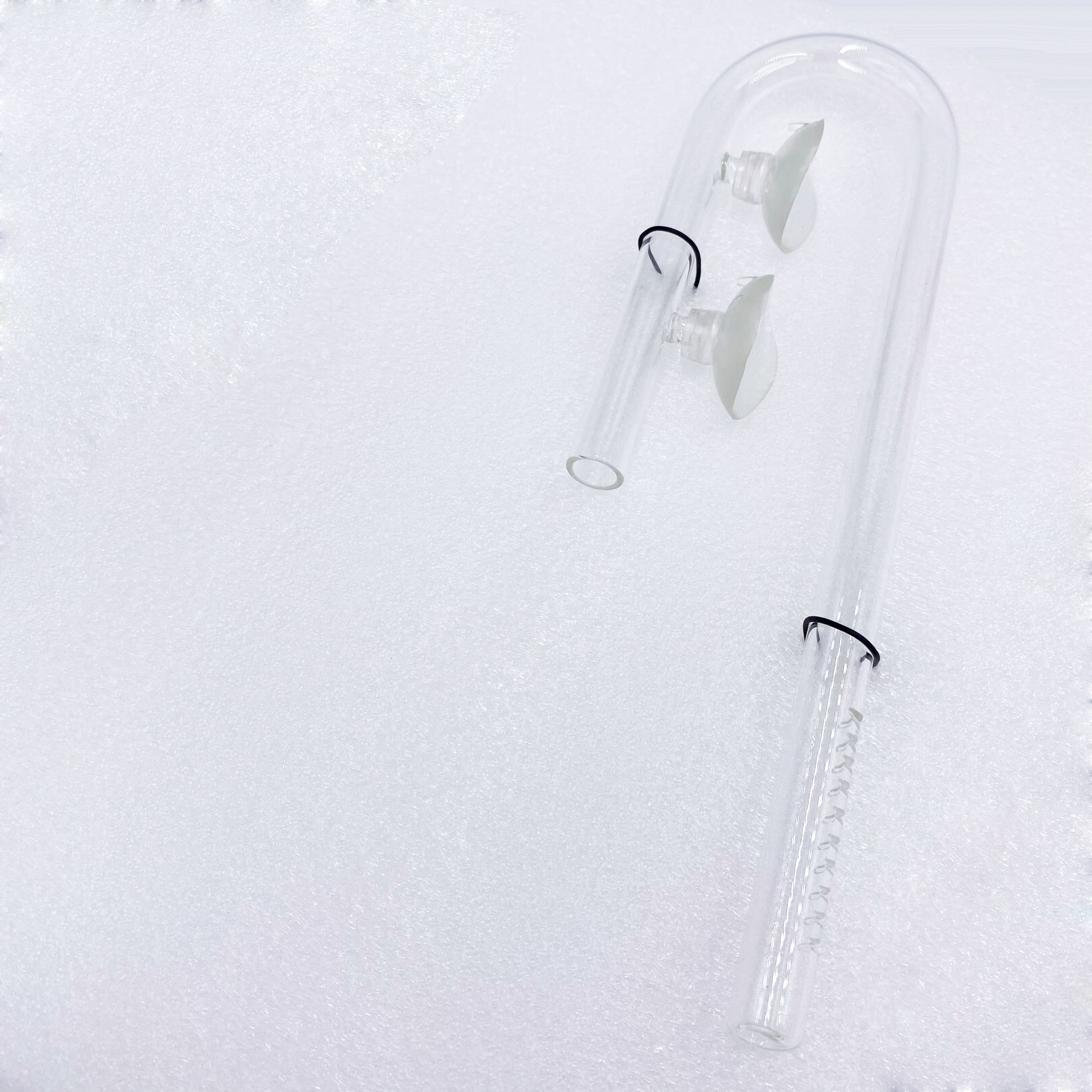 Glas Set Inlet / Outlet - Einlauf Auslauf Set 12/16mm - Lily Pipe