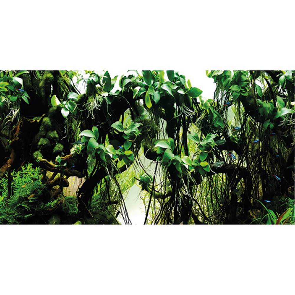 Hobby Aquarium Hintergrund Folie "Pearl River/Deep Delta" 120x50cm