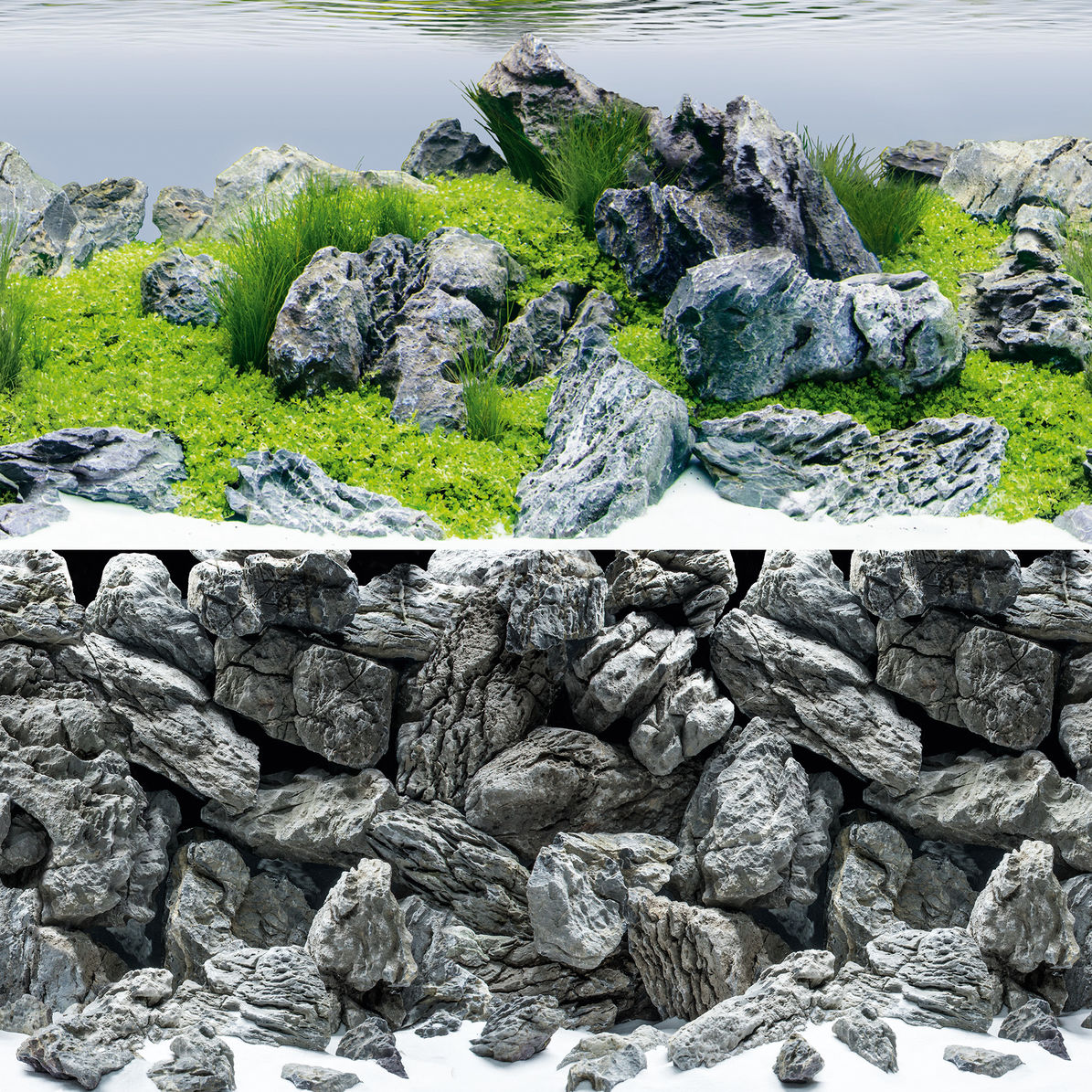 Juwel Aquarium Rückwand Folie Poster 4 - Aquascape / Stone - S 60x30cm Juwel Aquarium Rückwand Folie Poster 4 - Aquascape / Stone - S 60x30cm