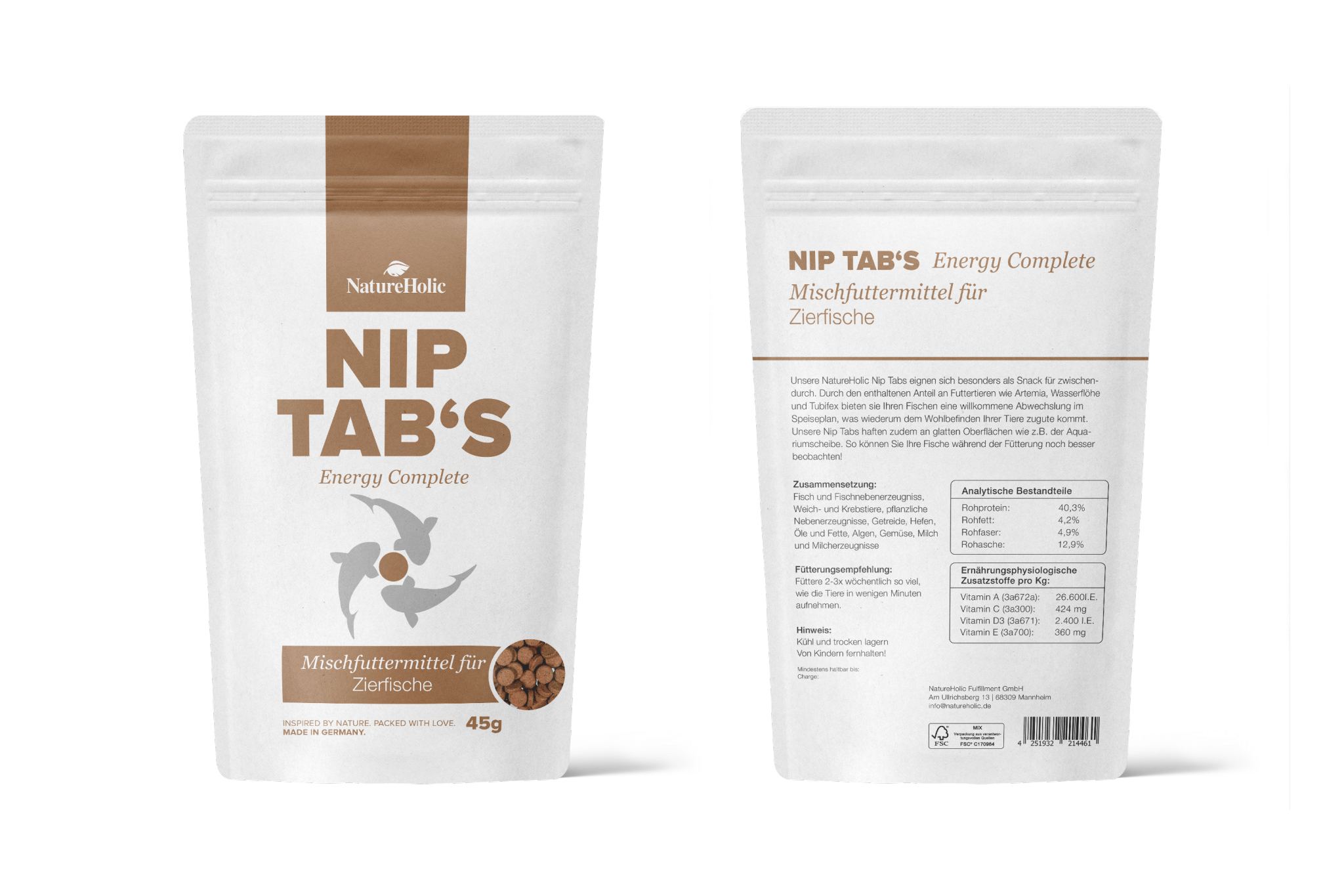 NatureHolic NipTabs Energy Complete - Hafttabletten Aquarium NatureHolic NipTabs Energy Complete - Hafttabletten Aquarium