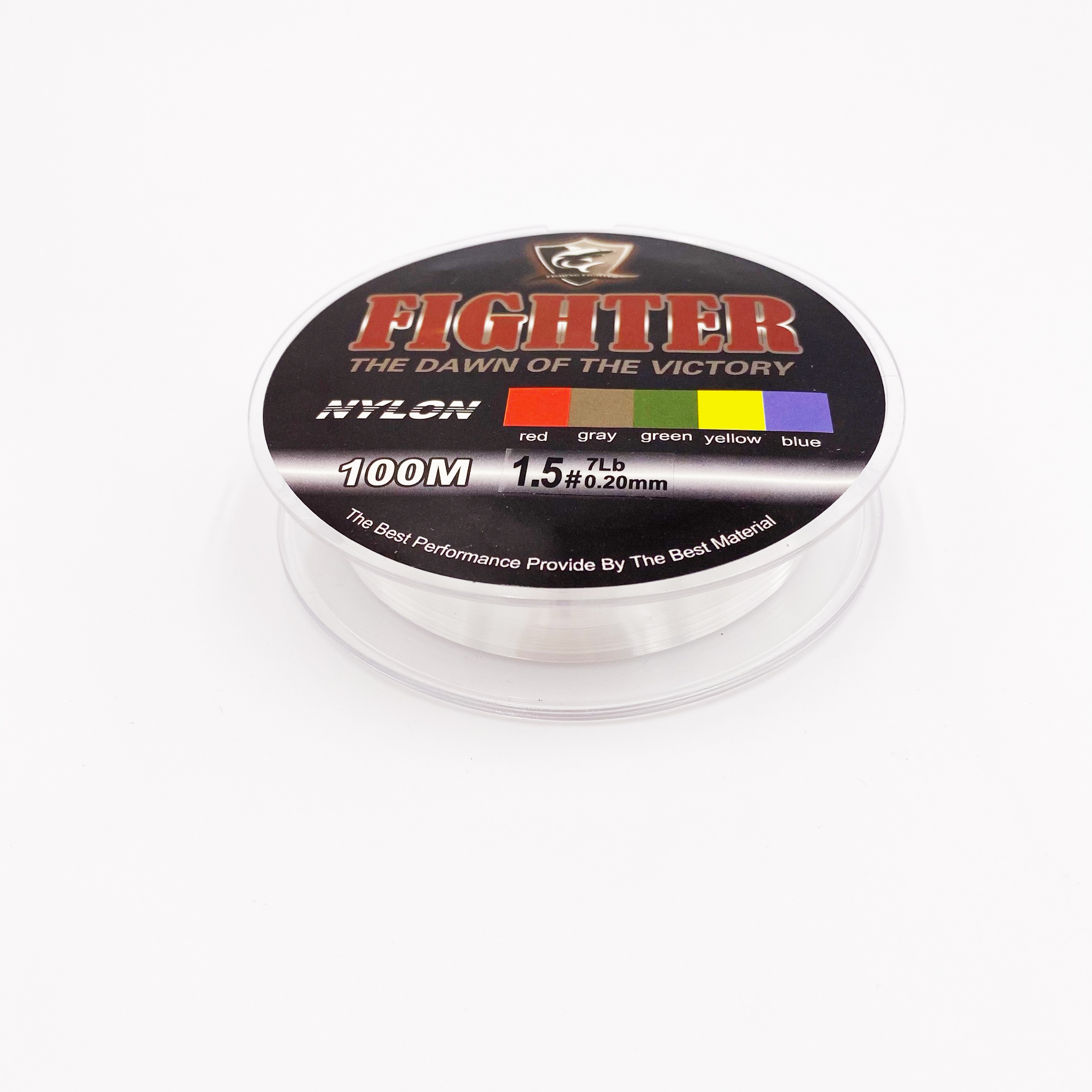 Nylon Angelschnur Angelsehne Faden zum Aufbinden 100m weiß