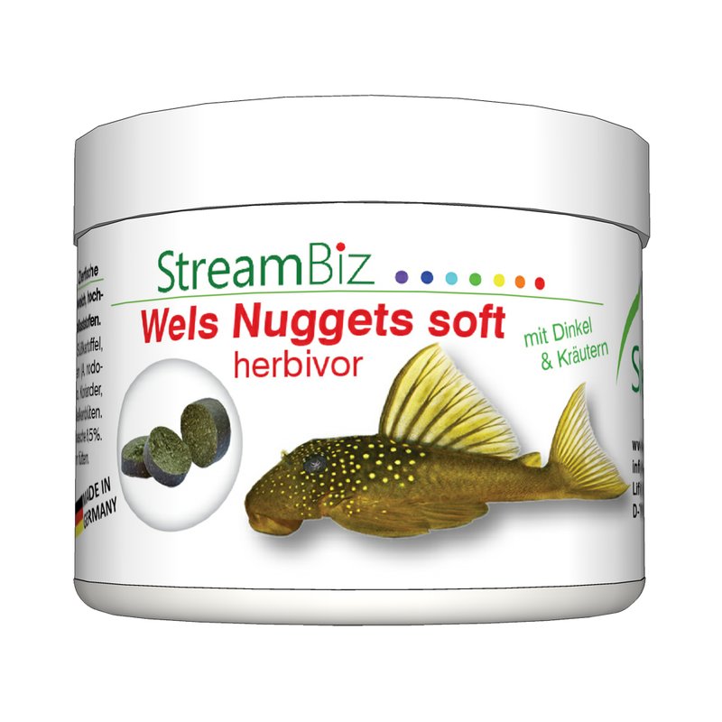 StreamBiz - Wels Nuggets Soft Herbivor - 90g StreamBiz - Wels Nuggets Soft Herbivor - 90g